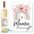 Weinetiketten personalisiert Geschenkidee Muttertag Mama Regenbogen Wunschtext Flaschenetiketten selbstklebend SpecialMe®preview