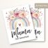 Weinetiketten personalisiert Geschenkidee Muttertag Mama Regenbogen Wunschtext Flaschenetiketten selbstklebend SpecialMe®preview