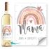 Weinetiketten personalisiert Regenbogen mit Wunschnamen Geschenkidee Muttertag Mama Flaschenetiketten selbstklebend SpecialMe®preview