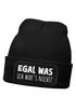 Wintermütze Kinder Beanie Jungen Egal was ich wars nicht Aufdruck Spruch Lustig Strickmütze Kindermütze MoonWorks®preview