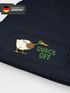 Wintermütze Kinder Beanie Jungen Ente Quack Off Aufdruck Spruch Lustig Strickmütze Kindermütze MoonWorks®preview