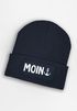 Wintermütze Kinder Beanie Jungen Moin Aufdruck Anker Print Lustig Strickmütze Kindermütze MoonWorks®preview