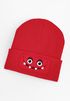 Wintermütze Kinder Beanie Jungen Monster Patch Aufdruck Print Strickmütze Kindermütze MoonWorks®preview
