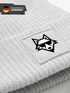 Wintermütze Kinder Beanie Jungen Patch mit Aufdruck Wolf Print Strickmütze Winter Accessoires MoonWorks®preview