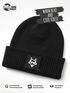 Wintermütze Kinder Beanie Jungen Patch mit Aufdruck Wolf Print Strickmütze Winter Accessoires MoonWorks®preview