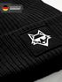 Wintermütze Kinder Beanie Jungen Patch mit Aufdruck Wolf Print Strickmütze Winter Accessoires MoonWorks®preview