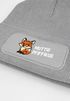 Wintermütze Kinder Beanie Jungen Patch Pfiffikus Fuchs Aufdruck Print Strickmütze Kindermütze MoonWorks®preview