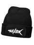 Wintermütze Kinder Beanie Jungen Patch Shark Hai Aufdruck Print Strickmütze Kindermütze MoonWorks®preview