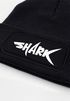 Wintermütze Kinder Beanie Jungen Patch Shark Hai Aufdruck Print Strickmütze Kindermütze MoonWorks®preview