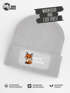 Wintermütze Kinder Beanie Mädchen Patch Pfiffikus Fuchs Aufdruck Strickmütze Kindermütze Spruch Lustig MoonWorks®preview