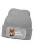Wintermütze Kinder Beanie Mädchen Patch Pfiffikus Fuchs Aufdruck Strickmütze Kindermütze Spruch Lustig MoonWorks®preview