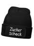 Wintermütze Kinder Beanie Mädchen Spruch Lustig Zuckerschock Aufdruck Print Strickmütze MoonWorks®preview