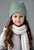 Wintermütze Kinder Beanie Mädchen Wichtel Aufdruck Print Weihnachtszwerg Strickmütze kleine Geschenke Kinder MoonWorks®preview