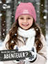 Wintermütze Kinder Beanie Spruch Ciao Kakao  Mädchen Patch Aufdruck Print Strickmütze MoonWorks®preview