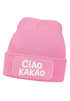 Wintermütze Kinder Beanie Spruch Ciao Kakao  Mädchen Patch Aufdruck Print Strickmütze MoonWorks®preview