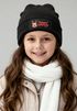 Wintermütze Kinder Mädchen Patch Rentier Rudolf Comicfigur Aufdruck Weihnachten Print Strickmütze MoonWorks®preview