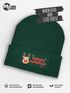 Wintermütze Kinder Mädchen Patch Rentier Rudolf Comicfigur Aufdruck Weihnachten Print Strickmütze MoonWorks®preview
