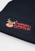 Wintermütze Kinder Mädchen Patch Rentier Rudolf Comicfigur Aufdruck Weihnachten Print Strickmütze MoonWorks®preview