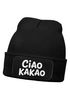 Wintermütze Kinder Spruch Ciao Kakao Beanie Jungen Patch Aufdruck Print Strickmütze Kindermütze MoonWorks®preview