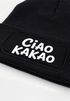 Wintermütze Kinder Spruch Ciao Kakao Beanie Jungen Patch Aufdruck Print Strickmütze Kindermütze MoonWorks®preview