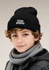 Wintermütze Kinder Spruch Ciao Kakao Beanie Jungen Patch Aufdruck Print Strickmütze Kindermütze MoonWorks®preview