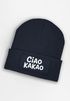 Wintermütze Kinder Spruch Ciao Kakao Beanie Jungen Patch Aufdruck Print Strickmütze Kindermütze MoonWorks®preview