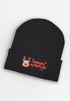 Wintermütze Kinder Weihnachtsmotiv Beanie Jungen Rentier Aufdruck Fohes Funkeln Print Strickmütze Kindermütze MoonWorks®preview