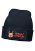Wintermütze Kinder Weihnachtsmotiv Beanie Jungen Rentier Aufdruck Fohes Funkeln Print Strickmütze Kindermütze MoonWorks®preview