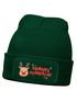 Wintermütze Kinder Weihnachtsmotiv Beanie Jungen Rentier Aufdruck Fohes Funkeln Print Strickmütze Kindermütze MoonWorks®preview