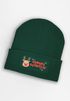 Wintermütze Kinder Weihnachtsmotiv Beanie Jungen Rentier Aufdruck Fohes Funkeln Print Strickmütze Kindermütze MoonWorks®preview