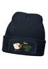 Wintermütze Mädchen Enten Design Patch Aufdruck Quack Off Print Strickmütze Kinder Beanie MoonWorks®preview