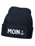 Wintermütze Mädchen Moin Anker Design Patch Aufdruck Print Strickmütze Kinder Beanie  MoonWorks®preview
