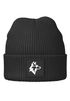 Wintermütze mit Aufdruck Wolf Kinder Beanie Jungen Patch Print Strickmütze Winter Accessoires MoonWorks®preview