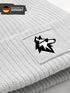 Wintermütze mit Aufdruck Wolf Kinder Beanie Jungen Patch Print Strickmütze Winter Accessoires MoonWorks®preview