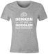 witziges Damen T-Shirt Denken ist wie googlen nur krasser Spruch lustig Spruch-Shirt Fun-Shirt Slim Fit Moonworks®preview