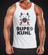 Witziges Herren Tanktop Super Kuhl Kuh Moonworks®preview