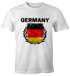WM 2026 T-Shirt Herren Fußball Deutschland Vintage Flagge Fanshirt MoonWorks®preview