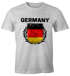 WM 2026 T-Shirt Herren Fußball Deutschland Vintage Flagge Fanshirt MoonWorks®preview