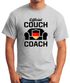 WM Shirt Couch Coach Official Fußball Fan Deustchland Herren T-Shirt Moonworks®preview