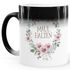 Zaubertasse Farbwechsel Tasse Blumige Schimpfworte Blumen lustige Bürotasse Geschenk Gag Beleidigungen MoonWorks®preview
