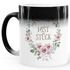 Zaubertasse Farbwechsel Tasse Blumige Schimpfworte Blumen lustige Bürotasse Geschenk Gag Beleidigungen MoonWorks®preview