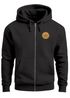 Zip Hoodie Herren Outdoor Motiv Bäume Sweatjacke mit Kapuze Logoprint Fashion Streetstyle Neverless®preview