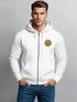 Zip Hoodie Herren Outdoor Motiv Bäume Sweatjacke mit Kapuze Logoprint Fashion Streetstyle Neverless®preview