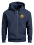 Zip Hoodie Herren Outdoor Motiv Bäume Sweatjacke mit Kapuze Logoprint Fashion Streetstyle Neverless®preview