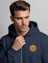 Zip Hoodie Herren Outdoor Motiv Bäume Sweatjacke mit Kapuze Logoprint Fashion Streetstyle Neverless®preview
