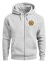 Zip Hoodie Herren Outdoor Motiv Bäume Sweatjacke mit Kapuze Logoprint Fashion Streetstyle Neverless®preview
