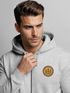 Zip Hoodie Herren Outdoor Motiv Bäume Sweatjacke mit Kapuze Logoprint Fashion Streetstyle Neverless®preview