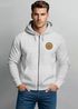 Zip Hoodie Herren Outdoor Motiv Bäume Sweatjacke mit Kapuze Logoprint Fashion Streetstyle Neverless®preview