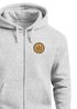 Zip Hoodie Herren Outdoor Motiv Bäume Sweatjacke mit Kapuze Logoprint Fashion Streetstyle Neverless®preview