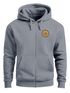 Zip Hoodie Herren Outdoor Motiv Bäume Sweatjacke mit Kapuze Logoprint Fashion Streetstyle Neverless®preview